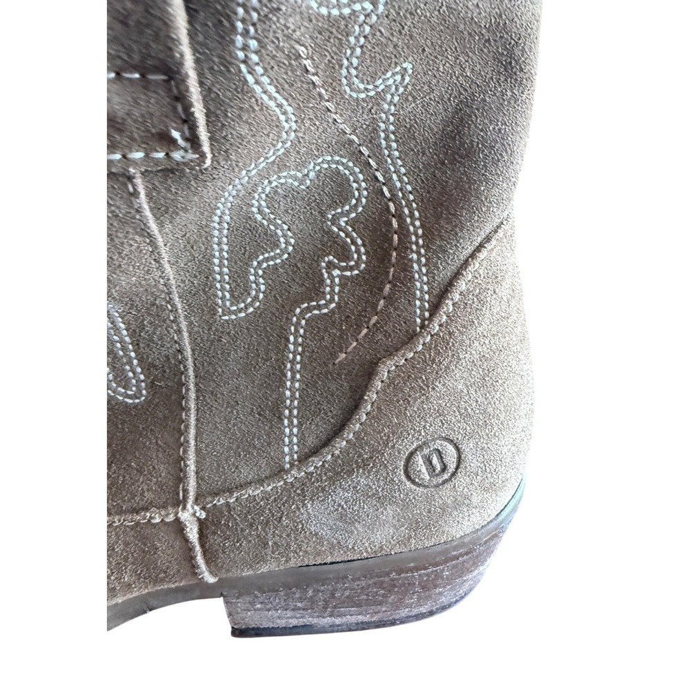 Dingo Daisy Mae Boots Women 8 M Camel Suede Western Cowgirl Ankle DI 861 - Picture 9 of 10